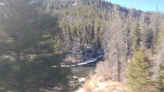 Amtrak California Zephyr in the Rockies