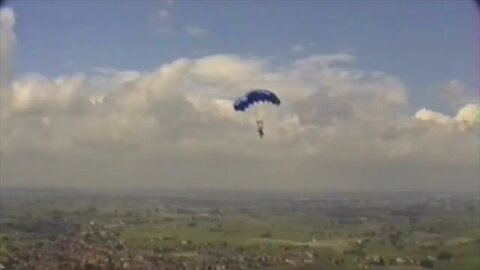 Last Parachute Jump in Belgium 1997.