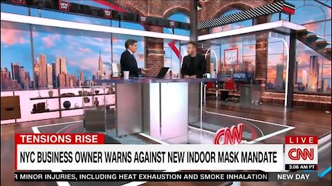 NYC Business Owner: New Mask Mandates Will Crush Businesses More