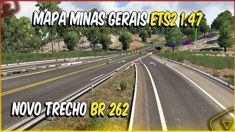 EDIÇÃO MAPA MINAS GERAIS BR 262 SENTIDO PARÁ DE MINAS EURO TRUCK SIMULATOR 2