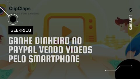 Novo Aplicativo Para Ganhar Dinheiro no Paypal vendo videos