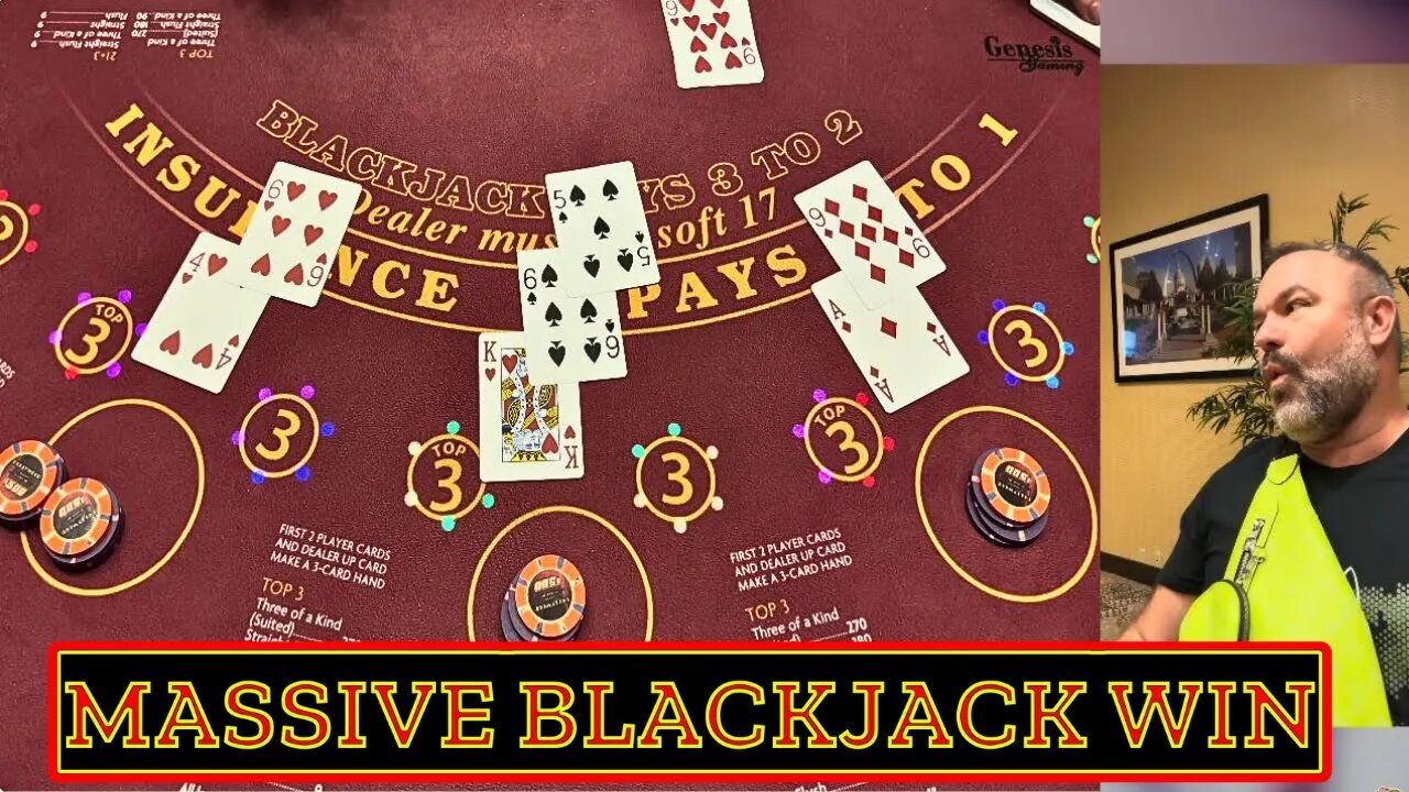 Massive BLACKJACK Win: $3,500 Per Hand! Biggest Session Ever at Hollywood Casino St. Louis!!!!