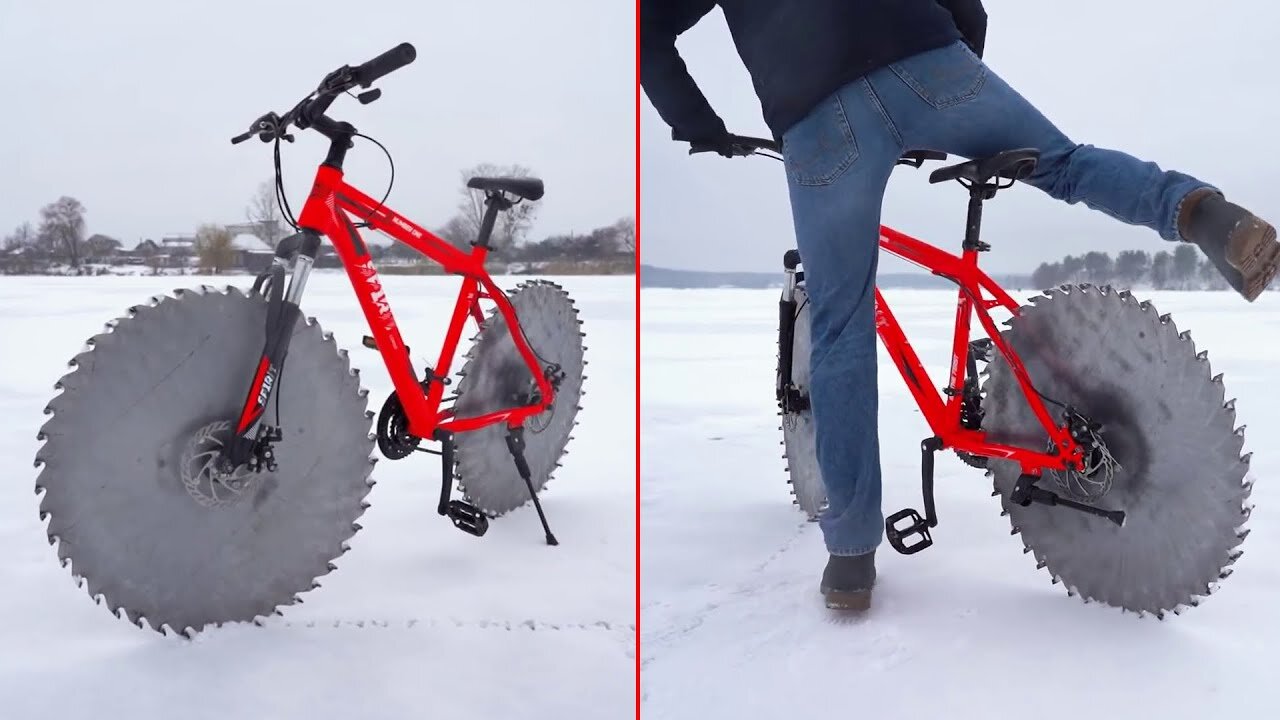 We Made an Ice Bike | But will it ride?