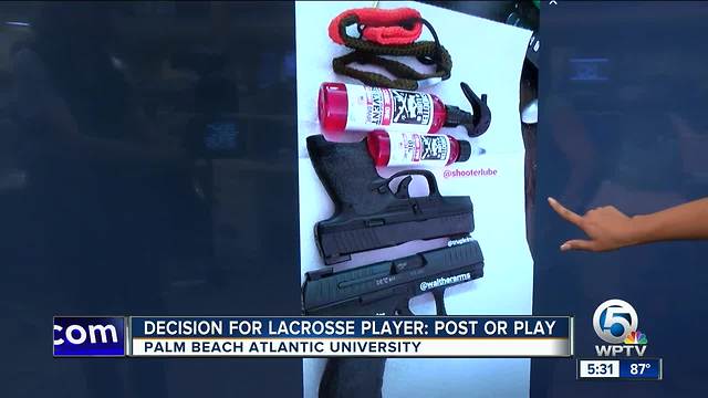 NRA says Palm Beach Atlantic coach discriminates against lacrosse player over gun photos