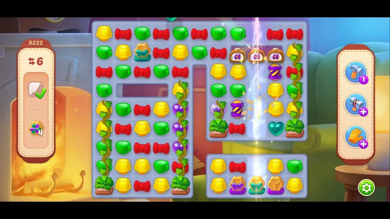 Playrix Homescapes Gameplay Walkthrough Level 8222