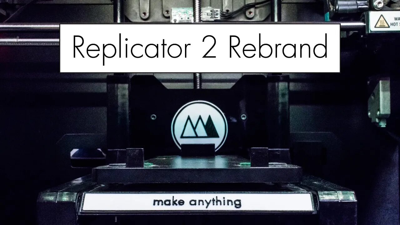 Printer Flair : "Rebranding" my Replicator 2