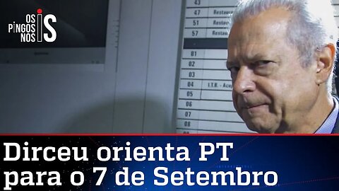 Dirceu esquece próprio passado e acusa direita de planejar vandalismo em 7/9