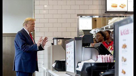 As Joe Biden Blunders During Appearance, Donald Trump Charms During Visit to Atlanta Chick-fil-A