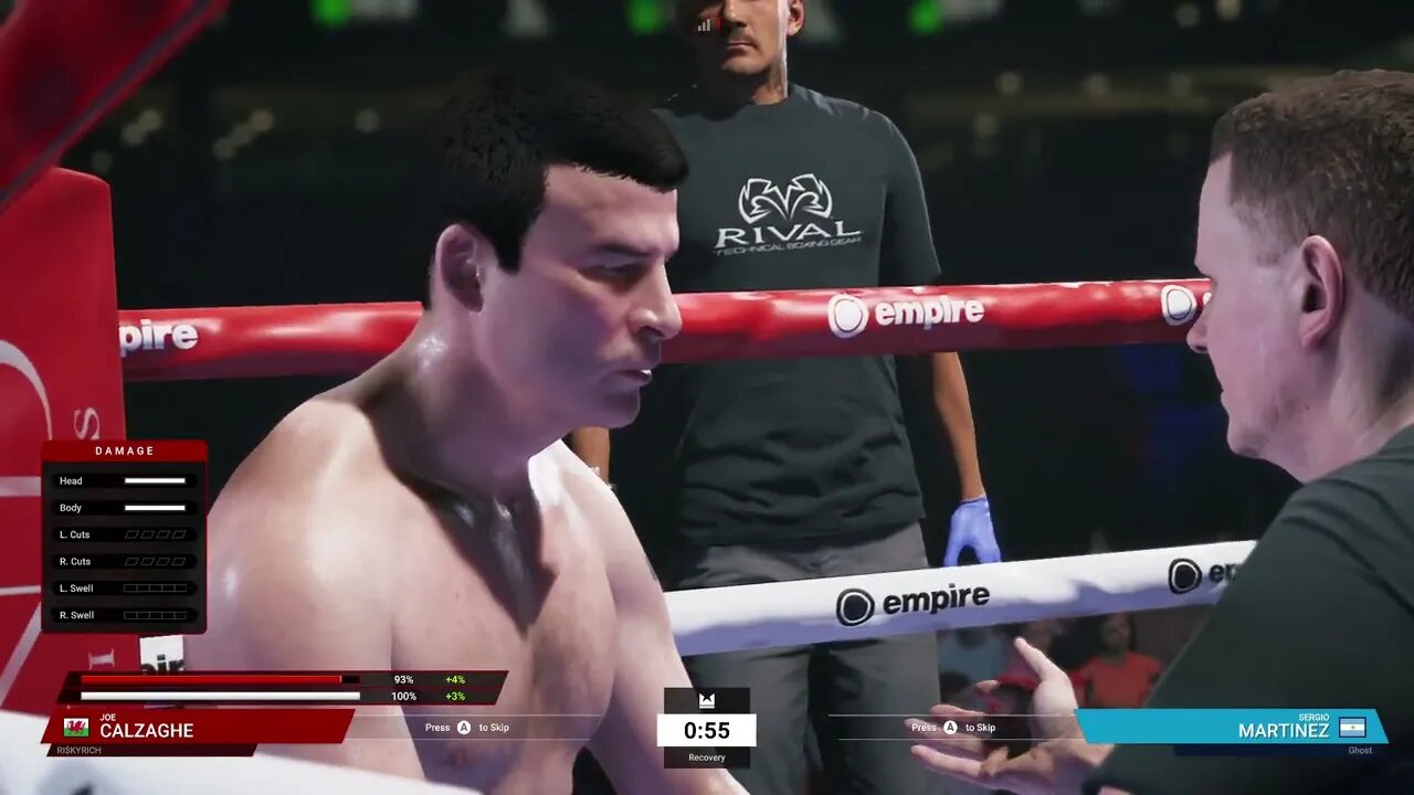 Undisputed Boxing Online Unranked Gameplay Joe Calzaghe vs Sergio Martinez (New fighter)