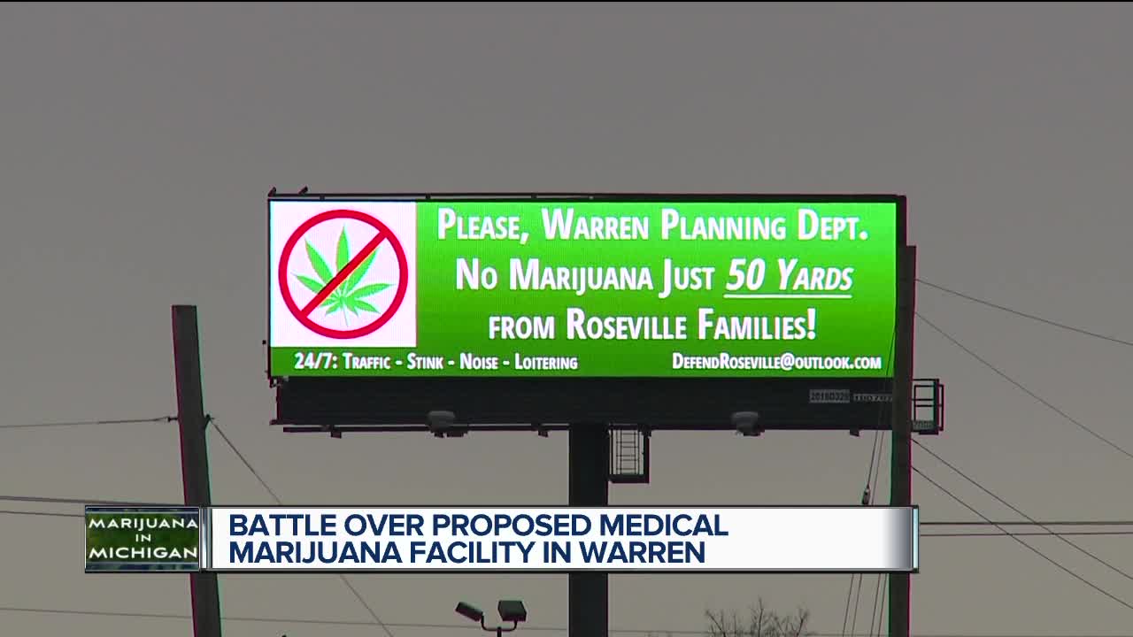 Warren and Roseville battle over proposed medical marijuana facility