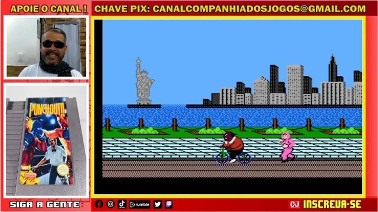 Boxe de primeira qualidade em "Punch Out" para o Nintendo 8 bits!