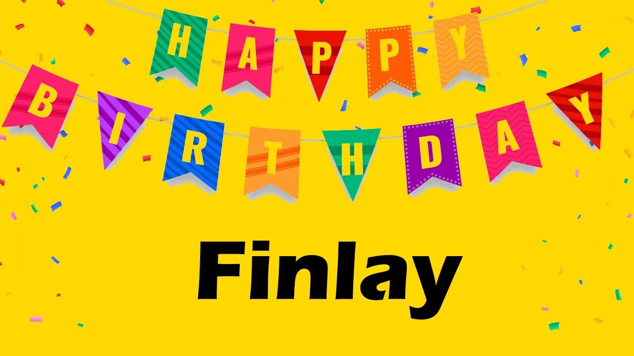 Happy Birthday to Finlay - Birthday Wish From Birthday Bash