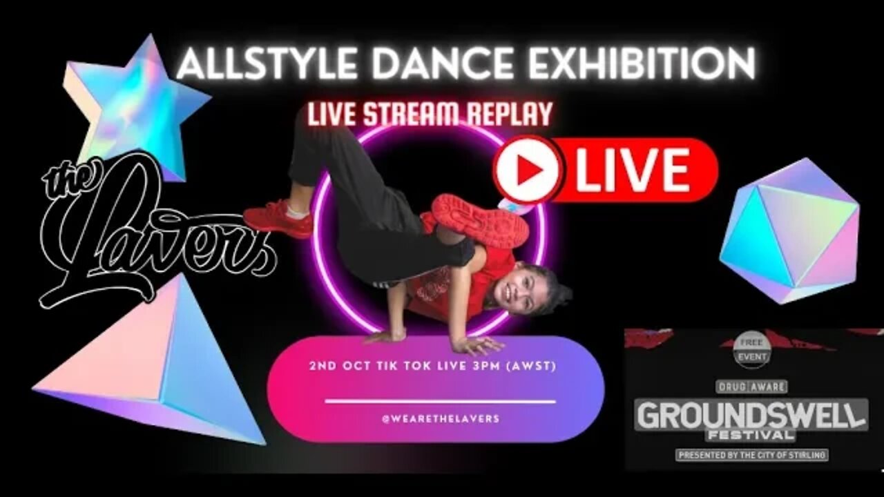 Tik Tok live replay Scarborough Groundswell Festival Dance exhibition with MDMC