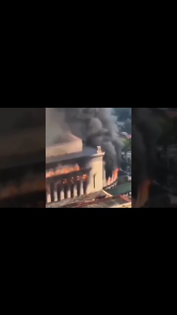 Breaking News the biggest library in the world has been Burt down #prayer #like #shorts #subscribe