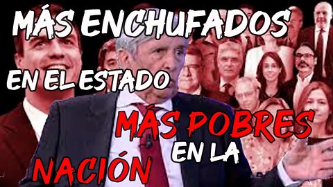 Más enchufados en el Estado y más pobres en la Nación I Demos Economía