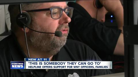 Helpline offers support for WNY law enforcement and families