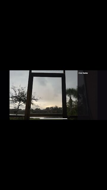 Bird 🦅 Flies Into Eye of Storm ASMR- 10/28/2021- 4K