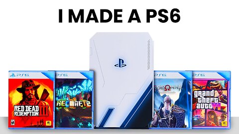 I Made a PS6 and Played GTA 6, RDR 3, GOW 6 & Minecraft 2