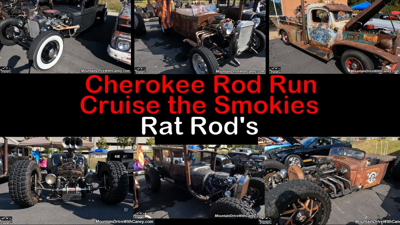 2023 Cherokee Rod Run Cruise the Smokies - Rat Rods