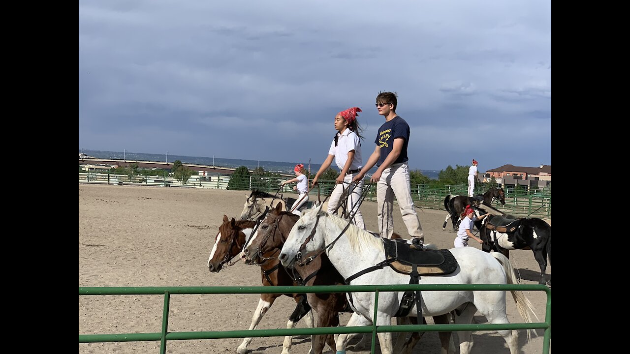 John, Legend, and Tiana Roman Riding back in 2019