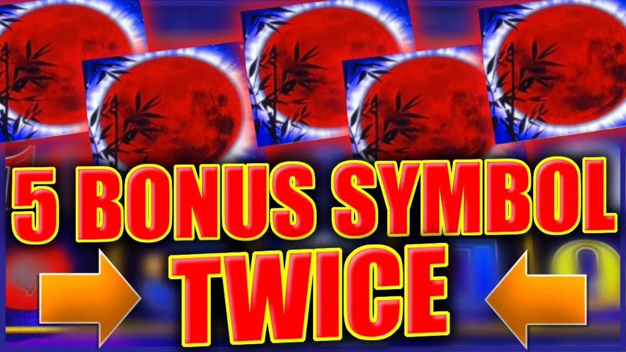 🤑 SUPER RARE 5 BONUS SYMBOLS LAND TWICE on DRAGON LINK AUTUMN MOON HIGH LIMIT SLOT MACHINE! MASSIVE