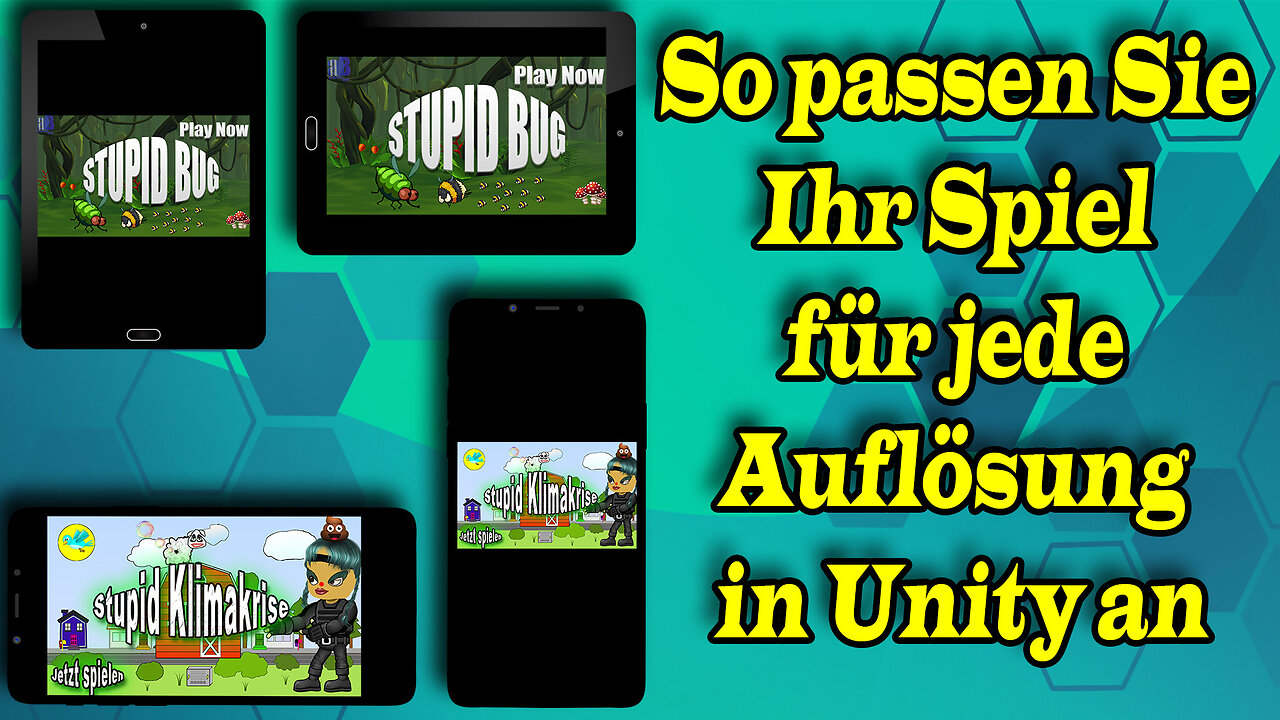 Optimale 2D Kamera Skalierung für alle Auflösung/Bildformate - Lösung inkl. Safe Area Unity Tutorial