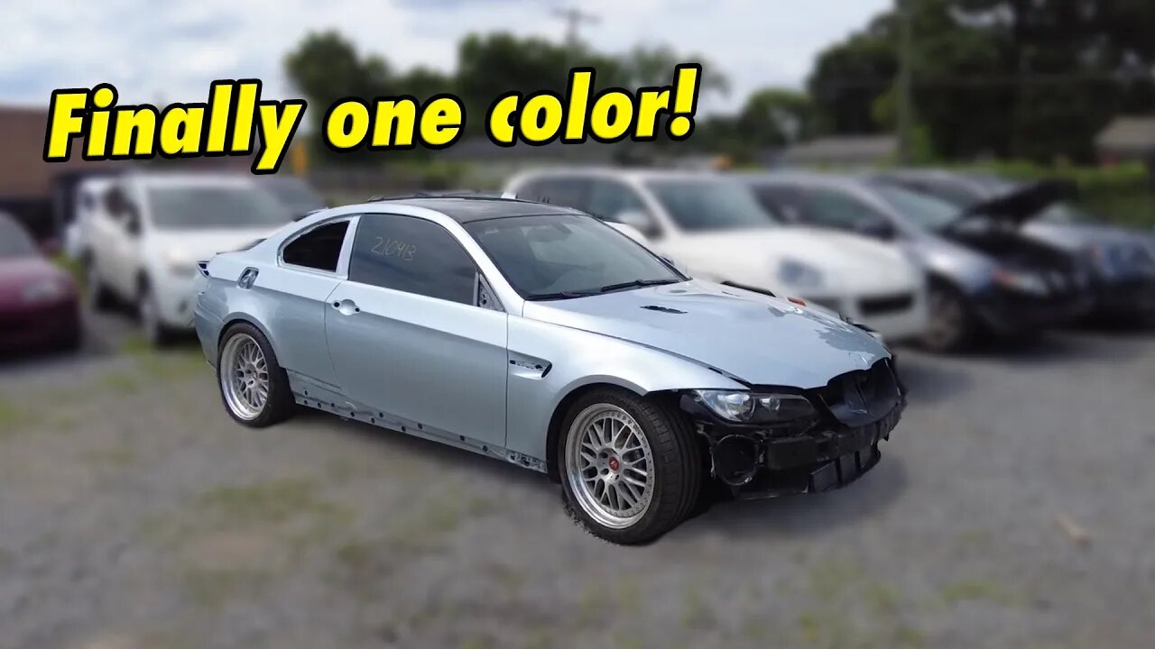 The M3 paint job turned out great but there's a problem.