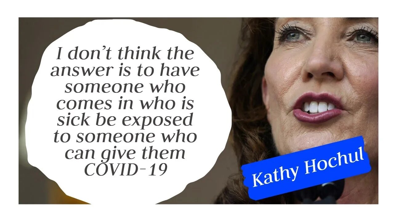 Kathy Hochul, Won't Hire Unvaccinated Healthcare Workers Despite The Mandate Deing Overturned