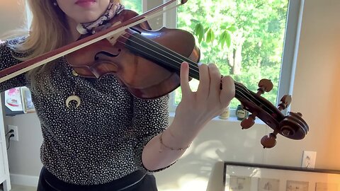 1 Octave B Natural Minor Scale Violin Tutorial
