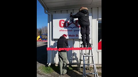 sign installation