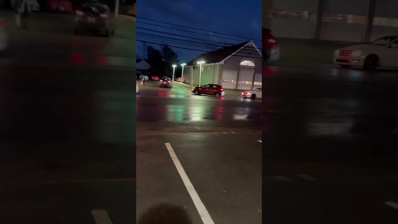 Line Up for Gas Blocking Fire Department