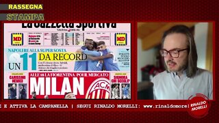 Super Napoli, il Milan contro la Fiorentina e Juventus-Lazio. Rassegna Stampa ep.174 | 13.11.22