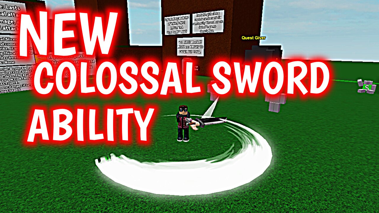 The brand new Colossal Blade ability in Beat Up Dummies Simulator is overpowered