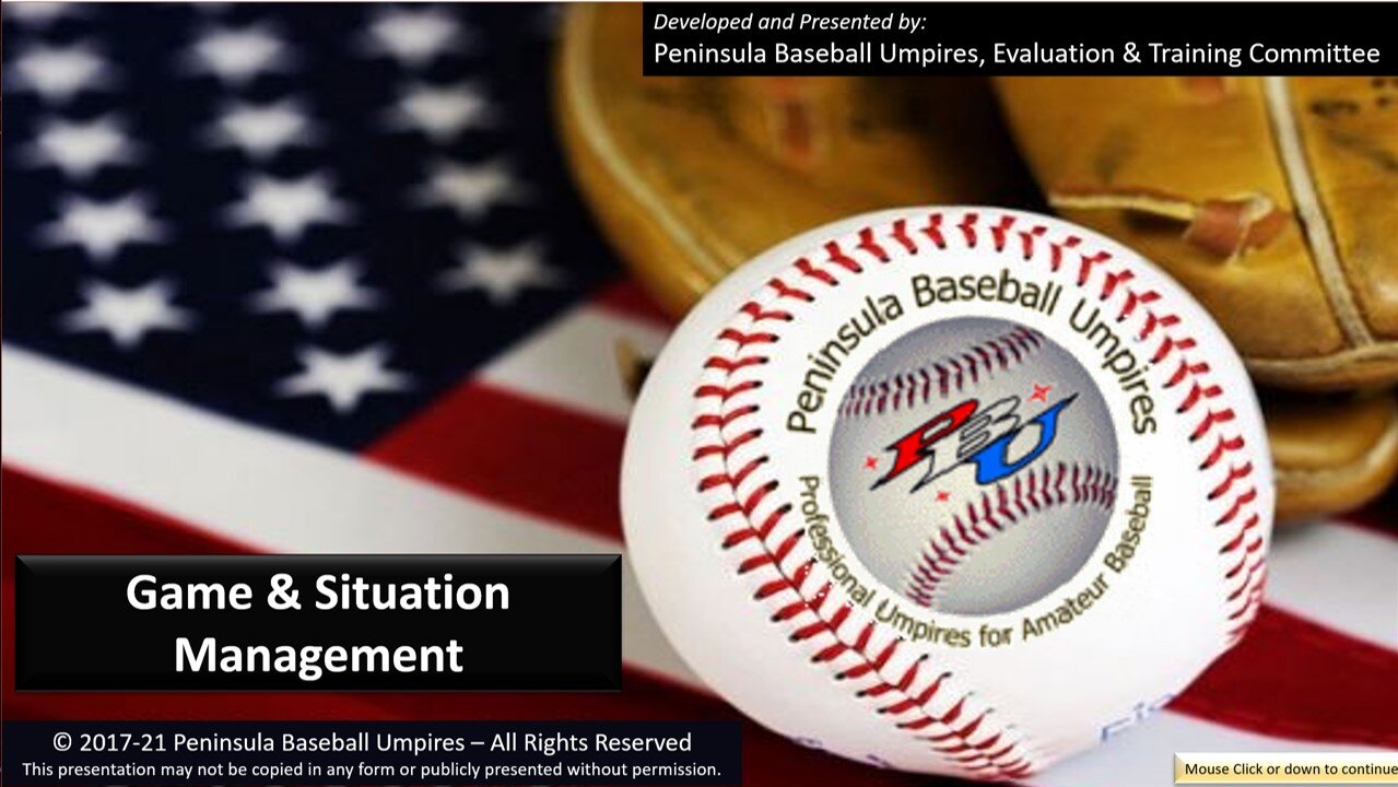 Game and Situation Management