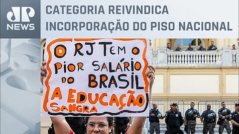 Profissionais de ensino fazem greve no Rio de Janeiro e Distrito Federal