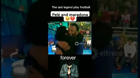 The Last Two Legend Play Football Respect #Maradona and #Pele #together