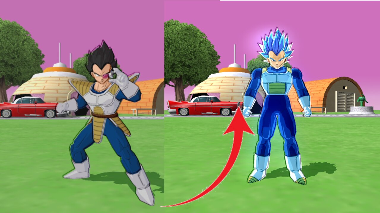 Vegeta - All Forms, Special Attacks and Costumes in DBZ Budokai Tenkaichi 4