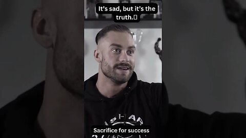 Sacrifice for success by Chris Bumstead a very inspiring message #shorts