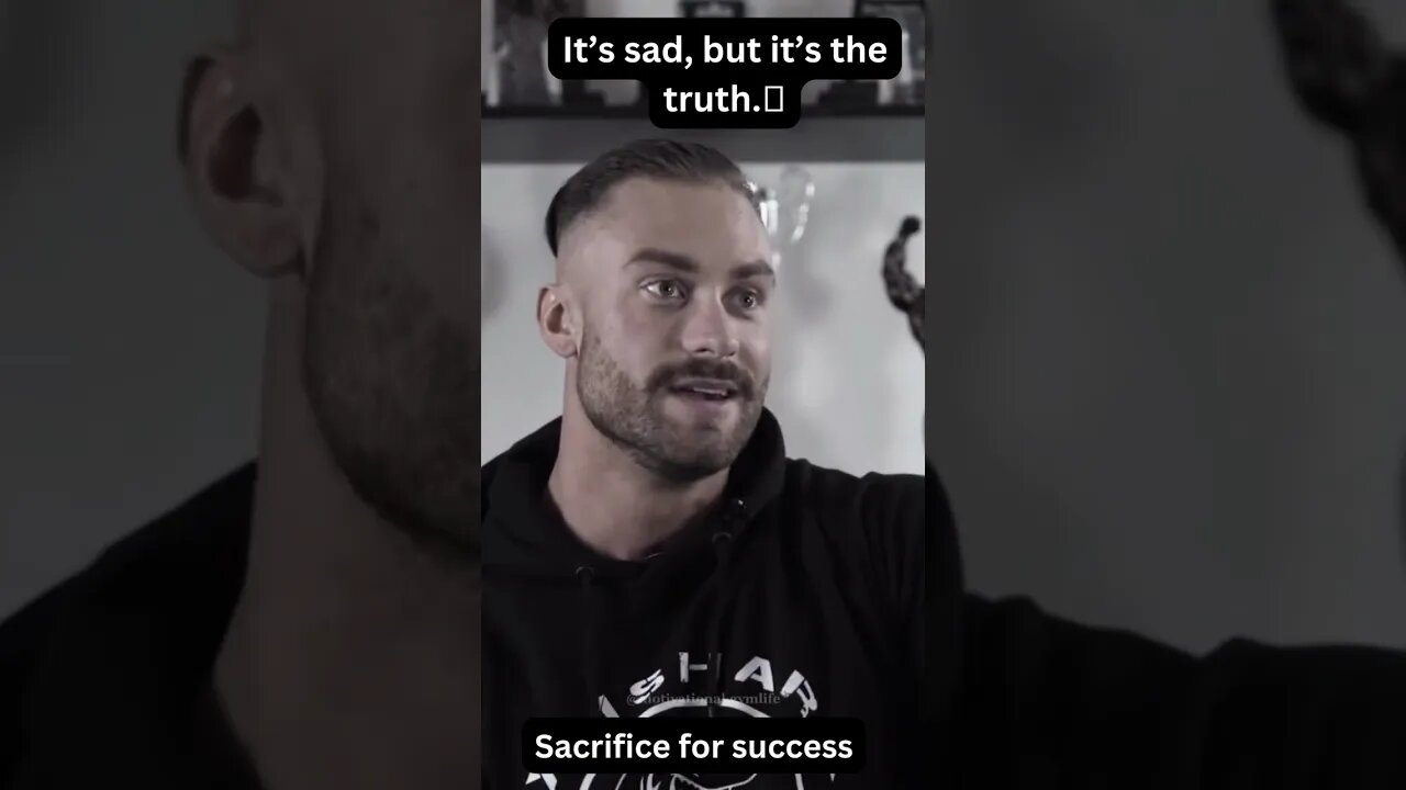Sacrifice for success by Chris Bumstead a very inspiring message #shorts