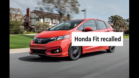 Honda Fit Recalled