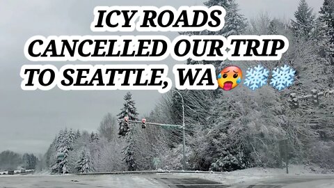 Filipina in USA/ ICY ROADS CANCELLED OUR TRIP TO SEATTLE, WASHINGTON 🇺🇸