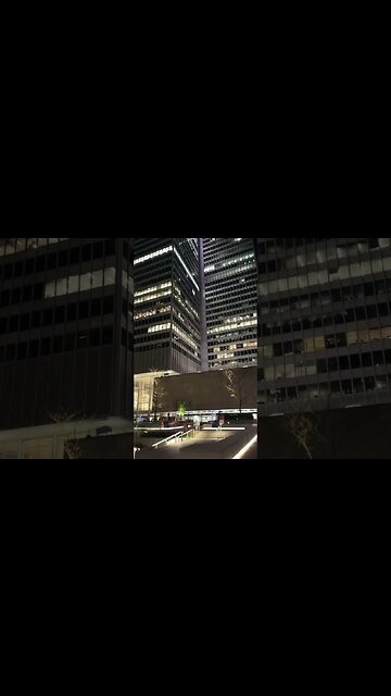 Stunning Place ville Marie at night