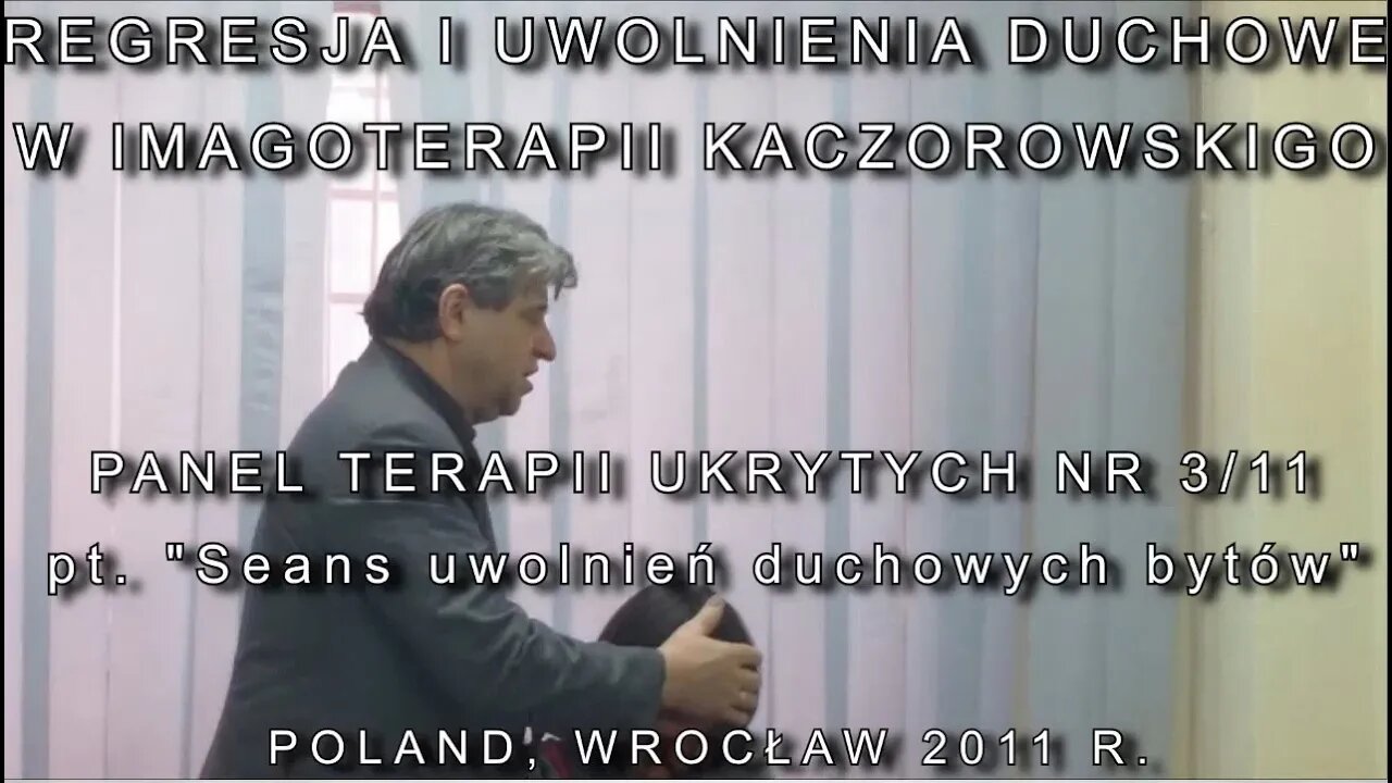 SEANSE Z POGRANICZA EGZORCYZMÓW, Z ZASTOSOWANIEM REGRESJI I UWOLNIEŃ DUCHOWYCH /2011 © TV - IMAGO