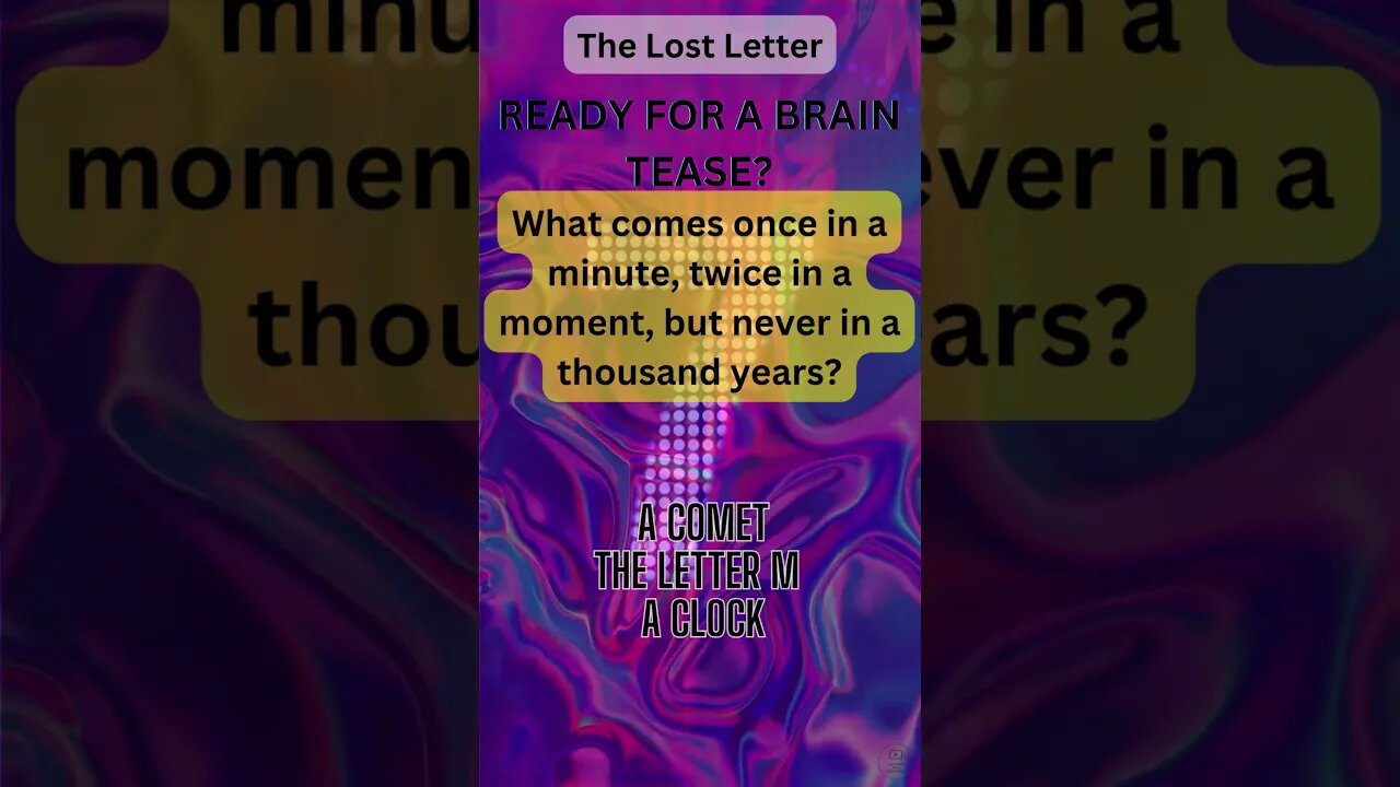 Can You Solve This? 🧩 | Mind-Bending Riddle Alert! 🚨