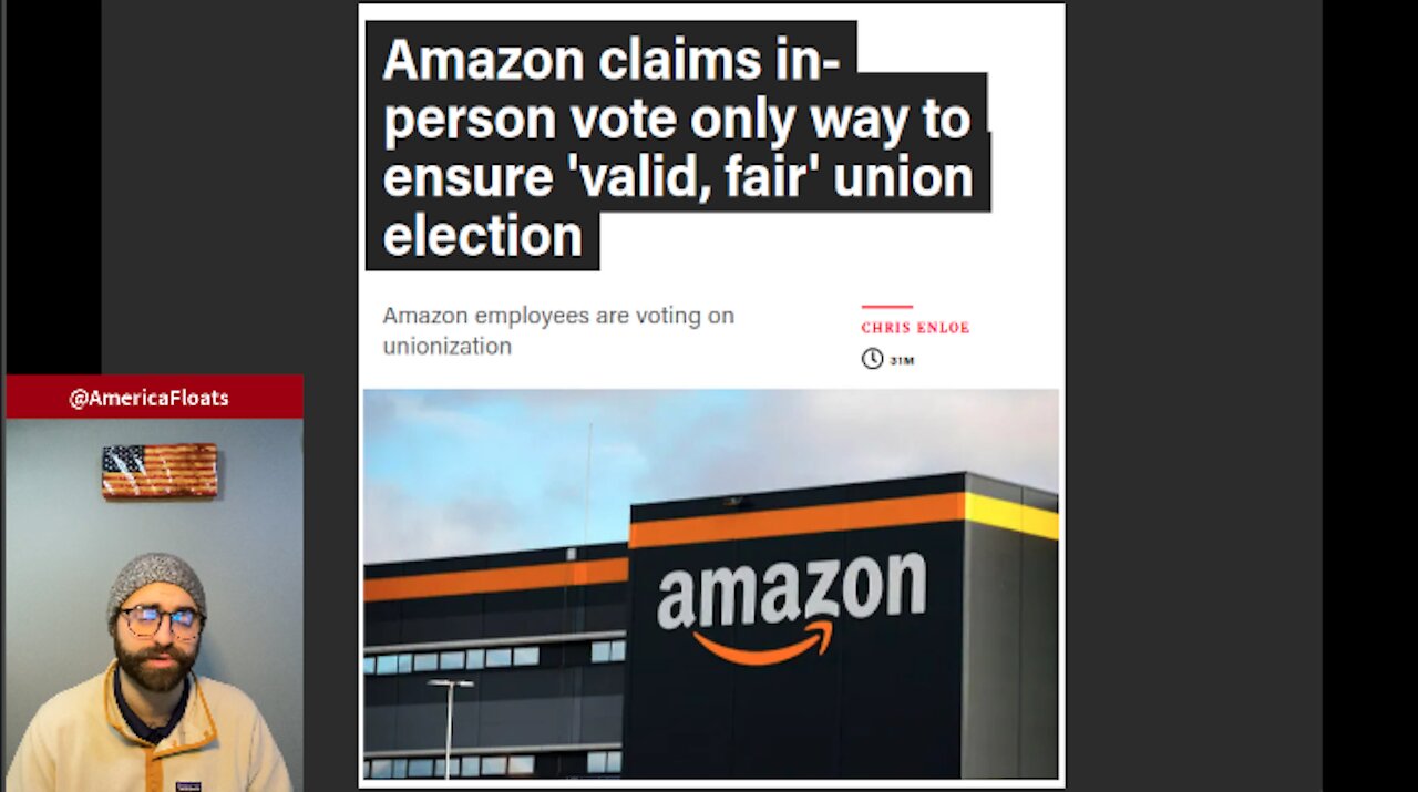 Amazon Claims Mail In Voting 'Insecure', Subject to 'Fraud'