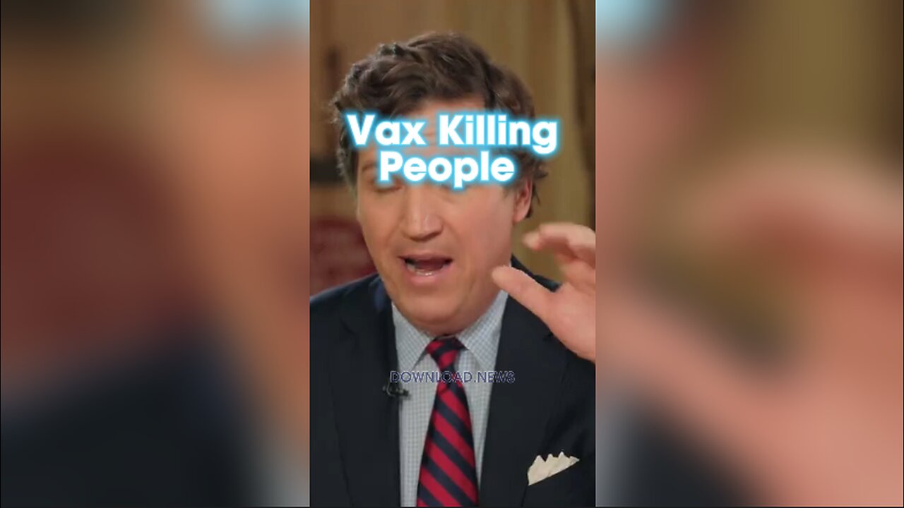 Tucker Carlson & Seth Dillion: Parody Stories About Vaccines Killing People Turned Out To Be True - 12/18/23