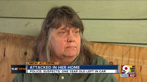 Burglary victim says suspect is her granddaughter