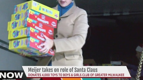 Meijer donates more than 4,000 toys to the Boys & Girls Clubs of Greater Milwaukee