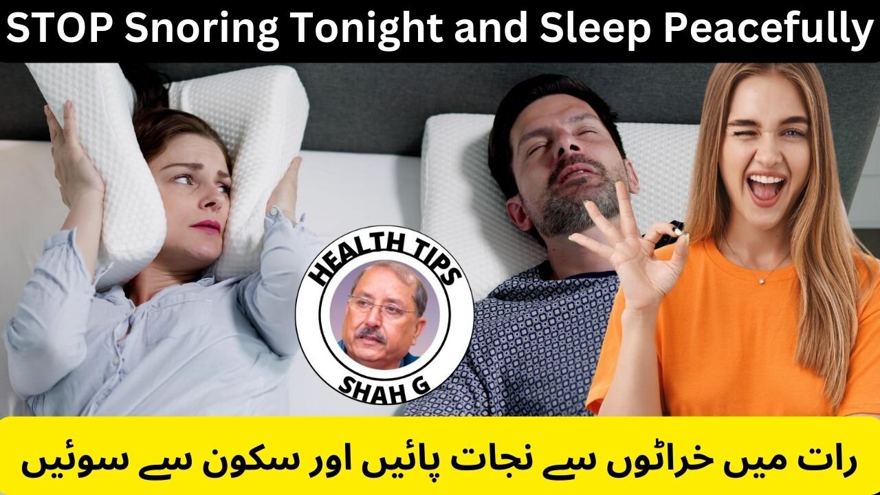 STOP Snoring Tonight and Sleep Peacefully