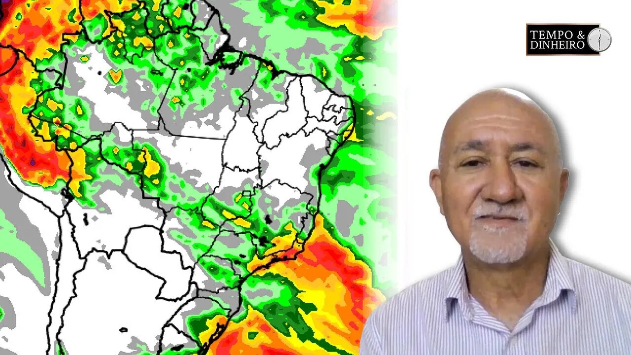 Chuvas chegam em GO, MG e no DF e frio na região sul